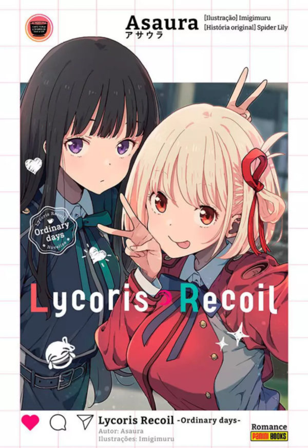 Lycoris Recoil - Novel Vol. Único